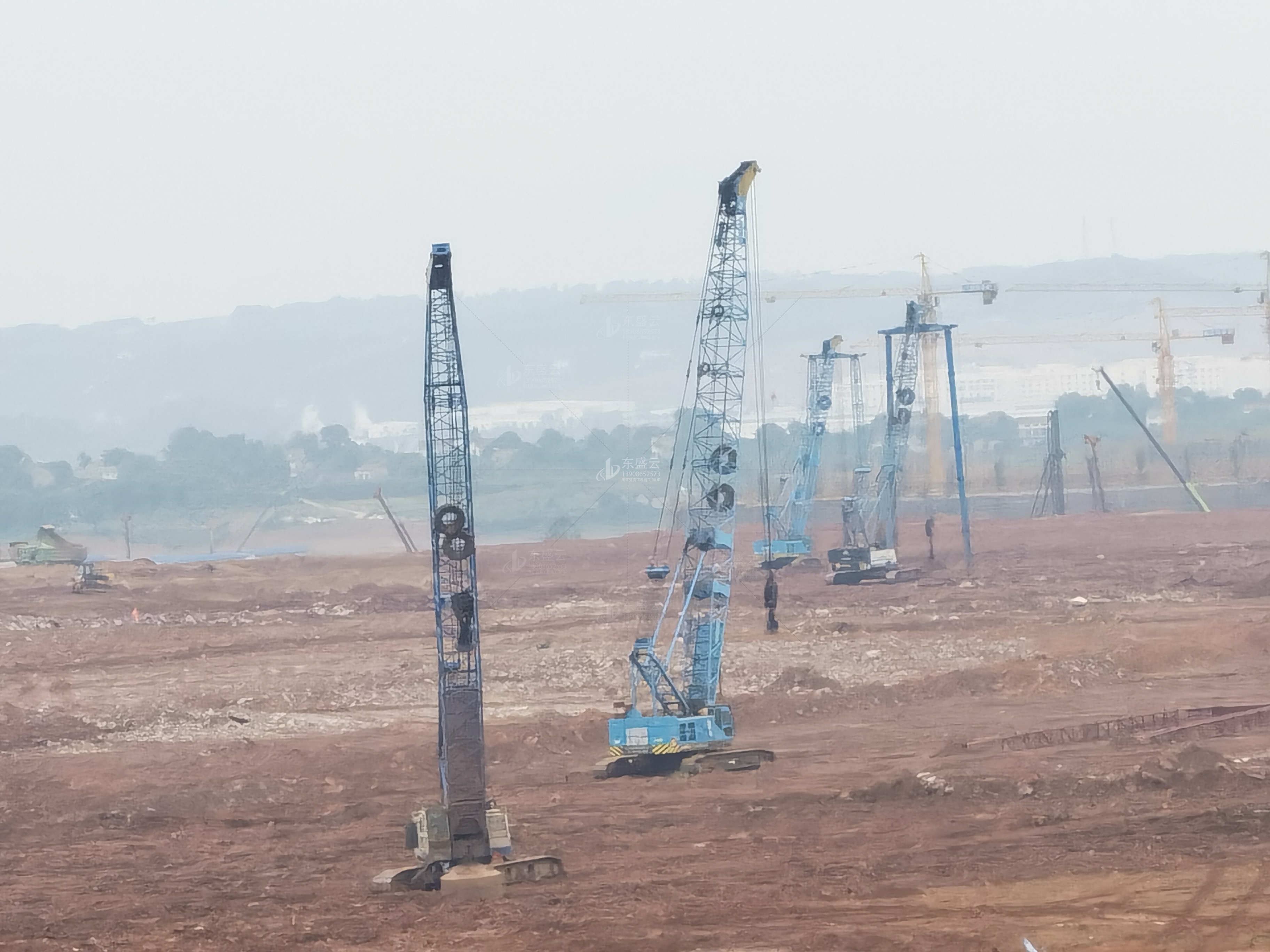 東盛云強夯公司承建邦普產業(yè)園廠房強夯